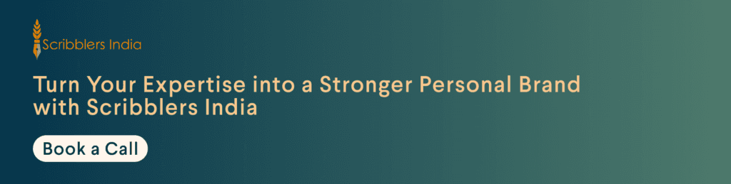 Scribblers India personal branding consultation for professionals