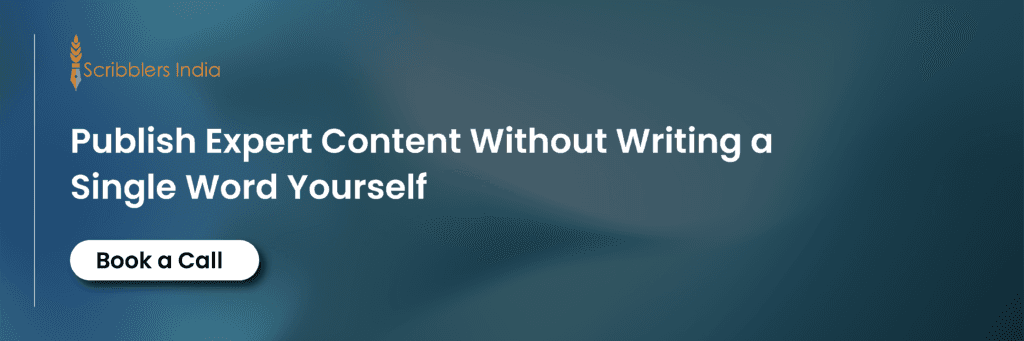 Scribblers India is a leading Ghostwriting agency in India for business books and LinkedIn content