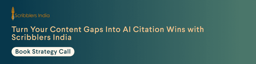 Scribblers India helps brands close AI search content gaps 