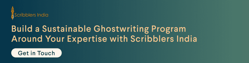 Scribblers India offers affordable ghostwriting services