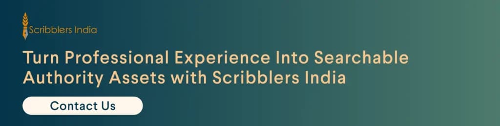 Scribblers India helps you build a strong personal brand online