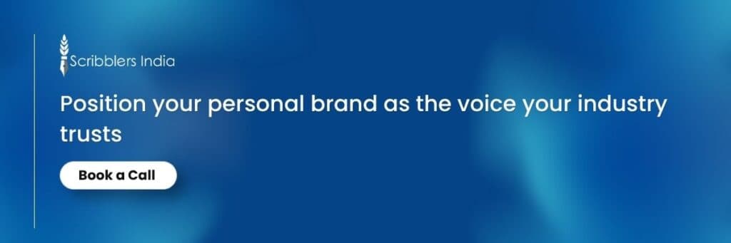 Benefits of LinkedIn Personal branding from Scribblers India