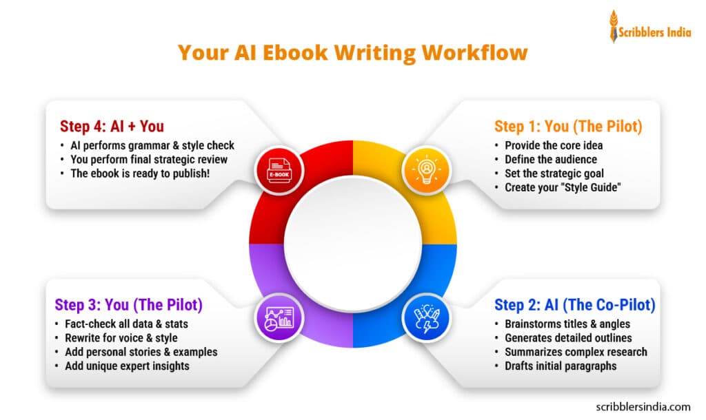 A Step-wise Ebook Writing Workflow