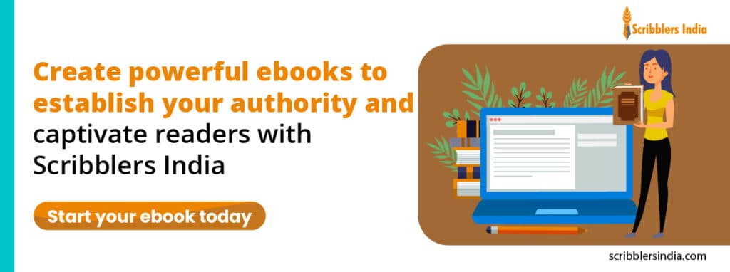 Contact Scribblers India for ebook writing services