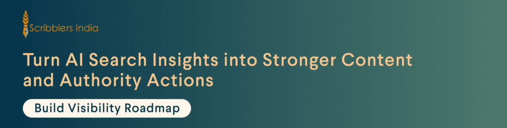 AI visibility insights guide stronger content and authority planning