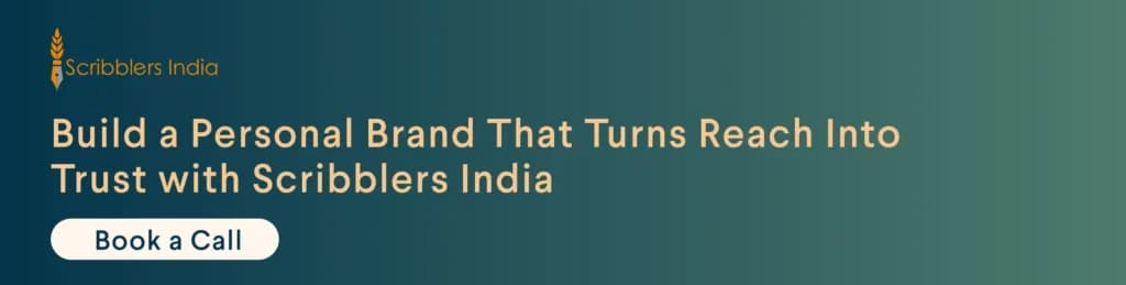 Scribblers India personal branding strategy for professional growth