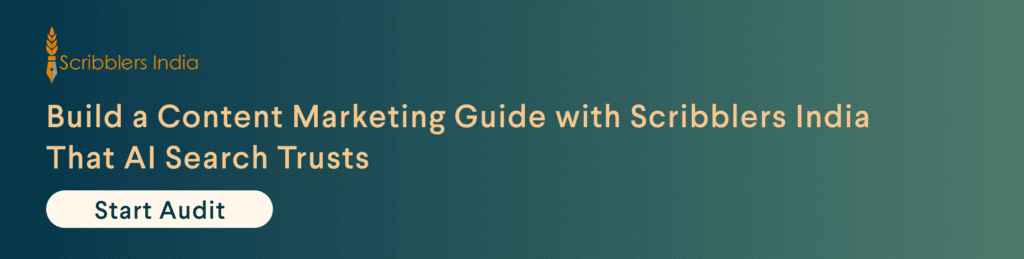 Work with Scribblers India for your content marketing strategy