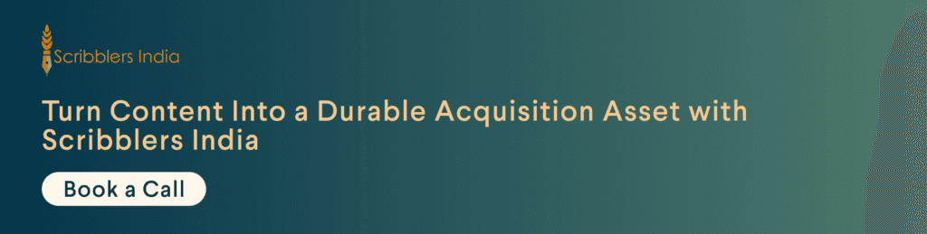Avail Scribblers India content marketing services