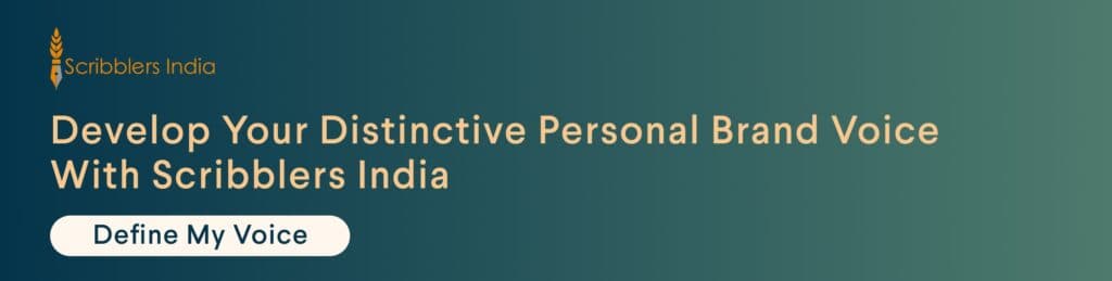 Scribblers India develops distinctive personal brand voices for leaders