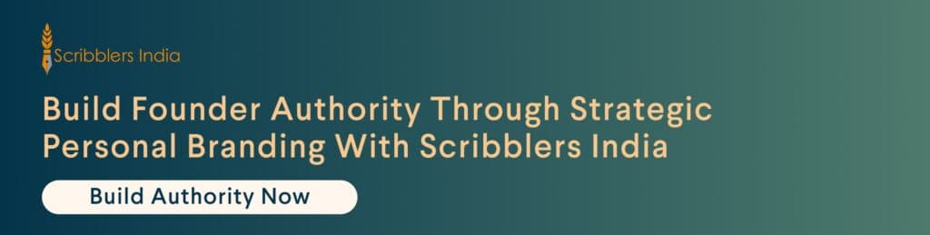 Build your personal brand with Scribblers India