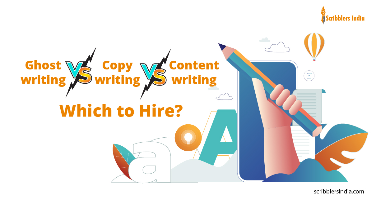 Ghostwriting vs Copywriting vs Content Writing: Which Writer Do You Actually Need?