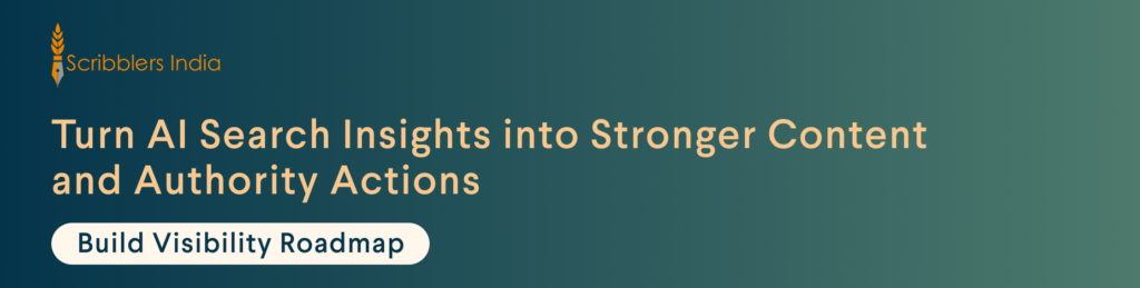 AI visibility insights guide stronger content and authority planning